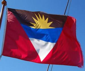 пазл Флаг Антигуа и Барбуда